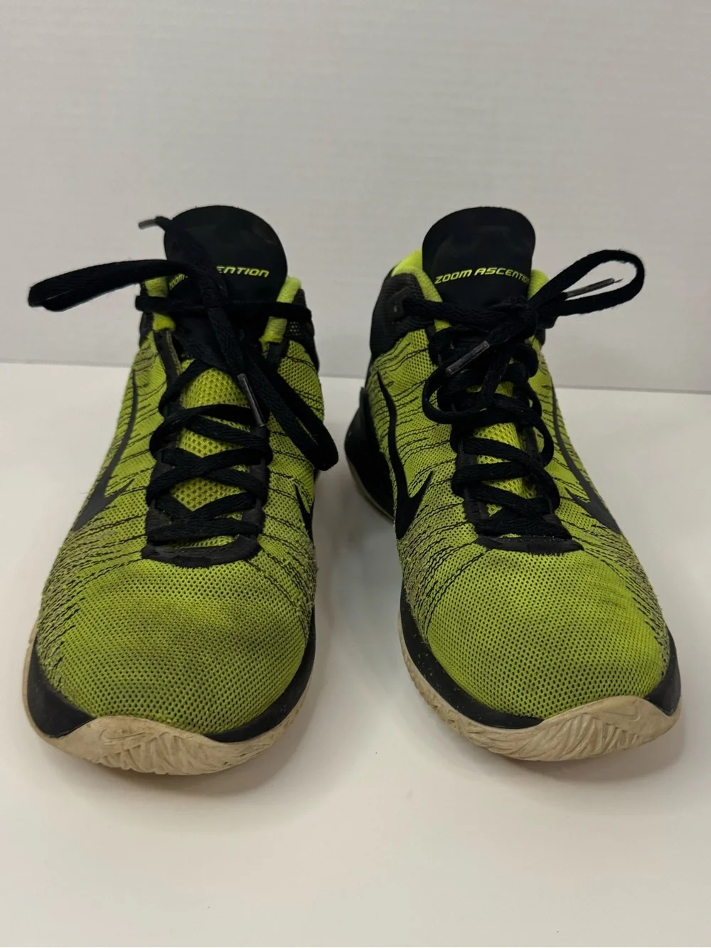 Nike Lime Green and Black Performance Sneakers